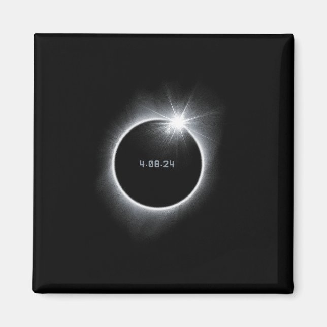 Íman 8 Eclipse Solar Total 2024 (Frente)