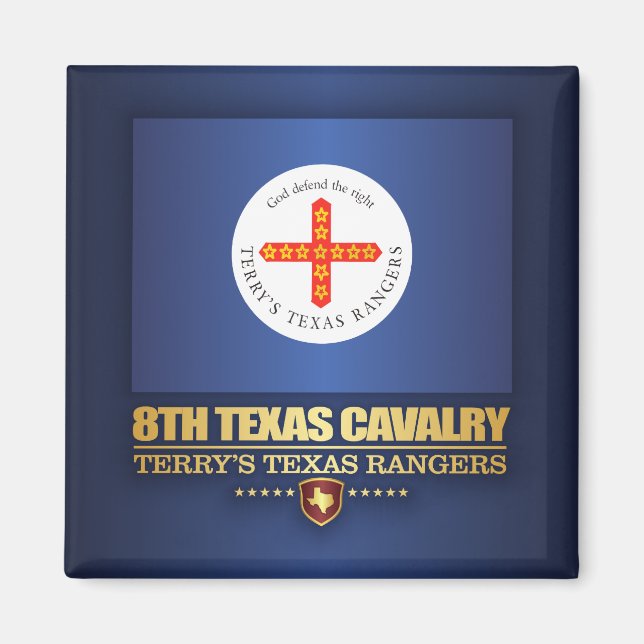 Íman 8th Texas Cavalry (Frente)