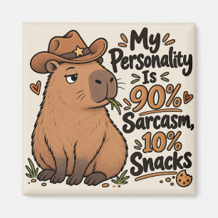 Íman 90% Sarcasmo 10% Lanches Capivara Engraçada