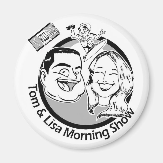 Íman 95 WIIL ROCK - Tom & Lisa mag! (Frente)