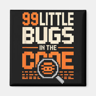 Íman 99 pequenos bugs no código divertida frase de prog