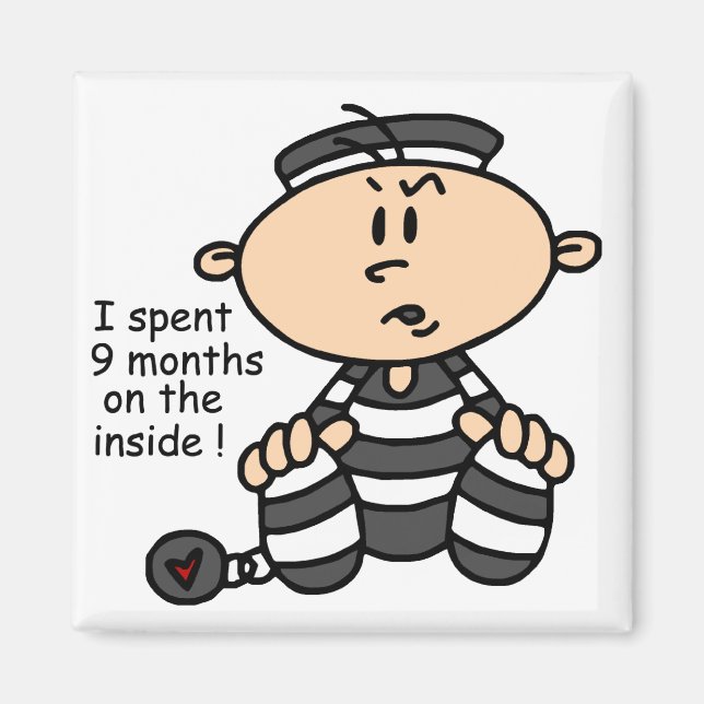 Íman 9 Meses Na Prisioneira Do Bebê Dentro (Frente)