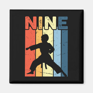 Íman 9 Nove Karate Lover 9º Aniversário 9 Anos