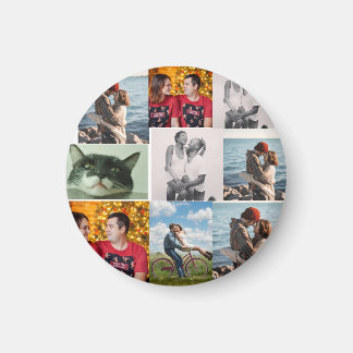 Íman 9 Photo Custom Personalized Collage