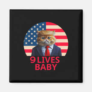 Íman 9 Vive Baby Cat Trump 2024 Venceu Vitória Tru