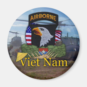 Íman a 101st divisão aerotransportada Vietnam controla