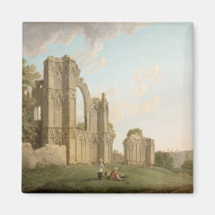 Íman A abadia de St Mary, York, c.1778 (óleo em canvas