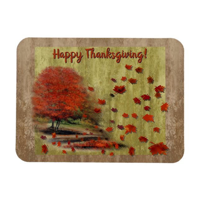 Íman A Ação de Graças Deixa A Paisagem (Horizontal)