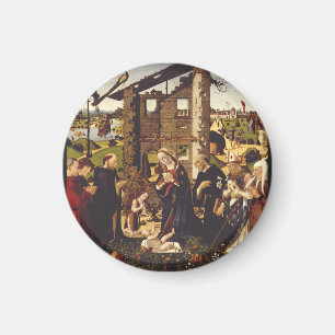 Íman A Adoração por Biagio d'Antonio Arte Medieval
