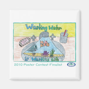 Íman A água de desperdício está desperdiçando a vid