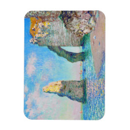 Íman A Agulha de Rock e o Porte d'Aval Claude Monet