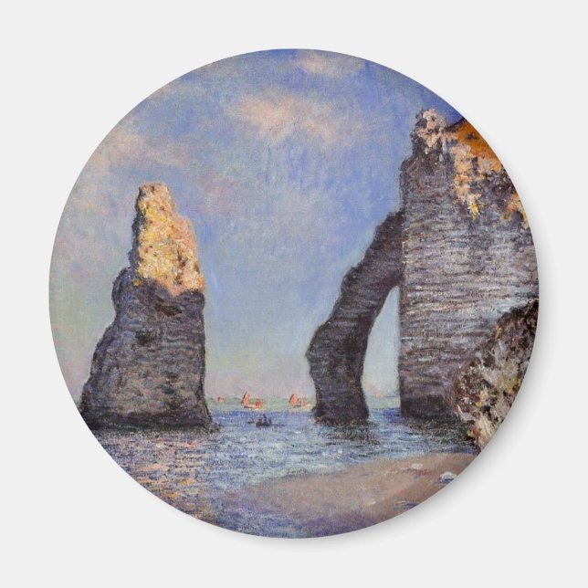 Íman A Agulha Rocha e o Porte d'Aval - C. Monet (Frente)