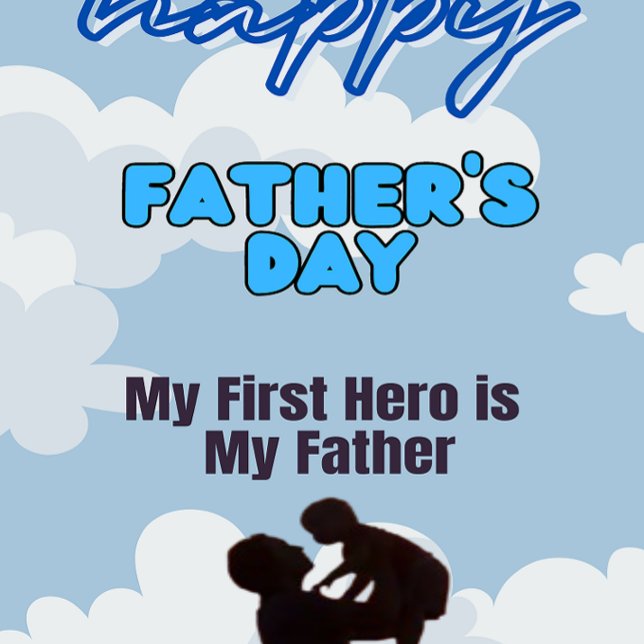 Íman A alegria da mamãe (Happy Father's Day Invitation )