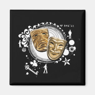 Íman A alquimia de máscaras ativas do drama