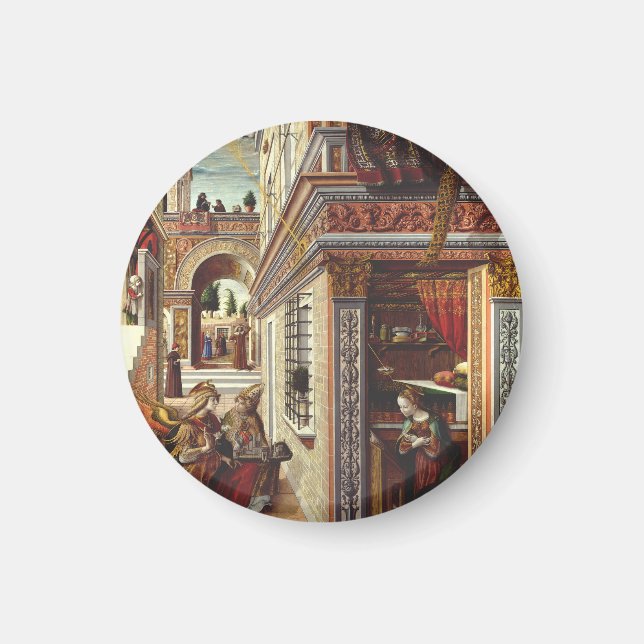 Íman A Anunciação Carlo Crivelli Arte Renascentista (Frente)