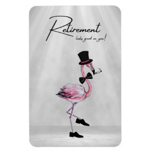 Íman A aposentadoria parece boa em você! Dapper Pink Fl