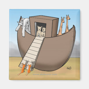 Íman A arca de Noah - nenhuns gatos permitidos