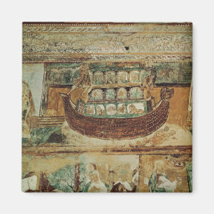 Íman A arca durante a inundação, c.1100 de Noah
