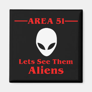 Íman A área 51 deixa para considerá-los os aliens