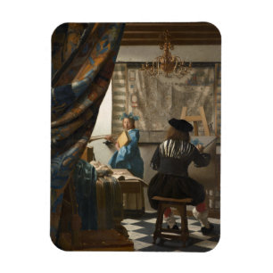 Íman A arte da pintura por Johannes Vermeer