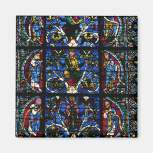 Íman A Árvore de Jesse, a janela da lancet na face oest