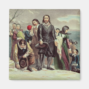 Íman A aterragem dos peregrinos em Plymouth