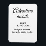 Íman A aventura começa a adicionar nome data ano local<br><div class="desc">Design</div>