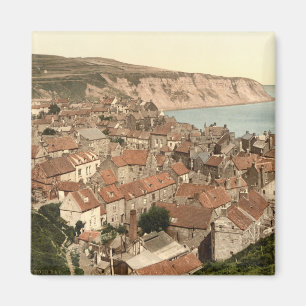 Íman A baía de Robin Hood, Whitby, Yorkshire,