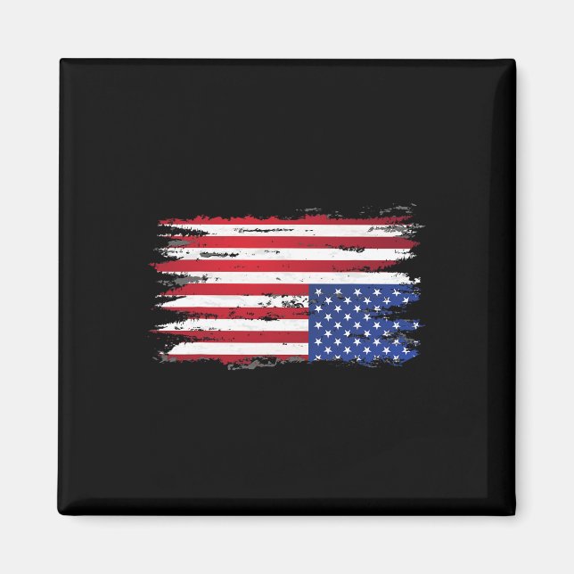 Íman A bandeira Americana Incomoda-Se Patriótica Usa 4 (Frente)