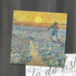 Íman A Bandeja | Vincent van Gogh<br><div class="desc">O Sower (1888), de Vincent van Gogh, é uma poderosa pintura Poste-impressionista que retrata um fazendeiro semeando sementes em um vasto campo sob um céu amarelo radiante. A trabalho de arte reflete a admiração de Van Gogh pelo trabalho rural e seu fascínio pelos ciclos da natureza. A paleta de cores...</div>
