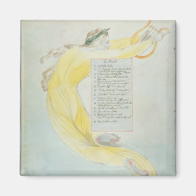 Íman 'A barba', design 52 de 'Poemas de Thomas Gr (Frente)