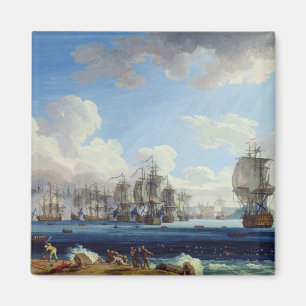 Íman A batalha de Chesma no 5 de julho de 1770