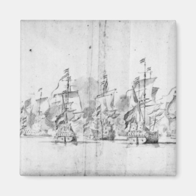 Íman A Batalha de Solebay, 28 de maio de 1672 (Frente)