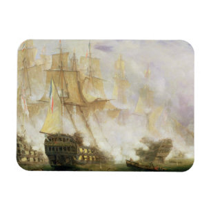 Íman A batalha de Trafalgar, c.1841 (óleo em canvas)
