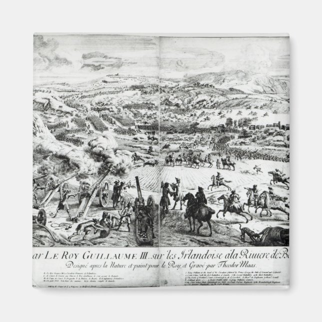 Íman A Batalha do Boyne, c.1690 (Frente)