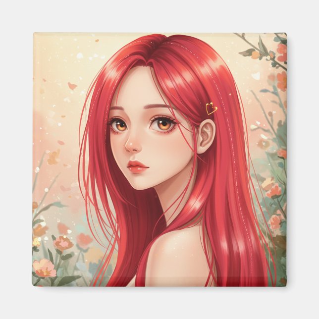 Íman A beautiful girl exuding grace in nature (Frente)