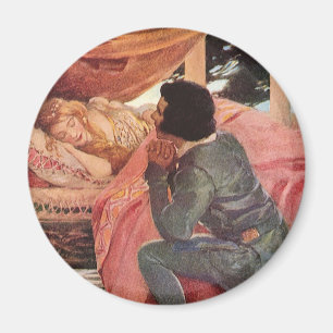 Íman A Bela Adormecida Vintage por Jessie Willcox Smith