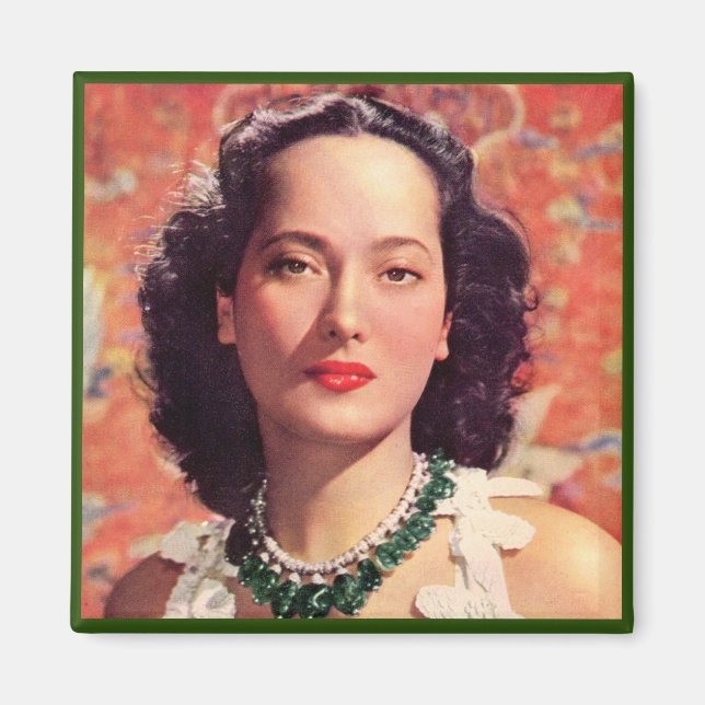 Íman a bela Merle Oberon (Frente)
