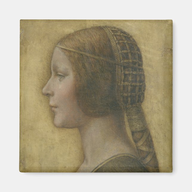Íman A bela princesa (por Leonardo da Vinci) (Frente)