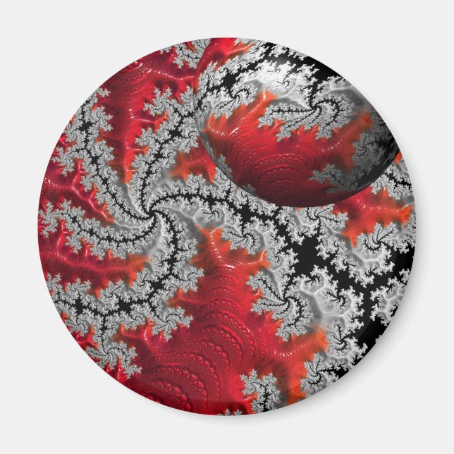 Íman A beleza do ímã Mandelbrots (Frente)