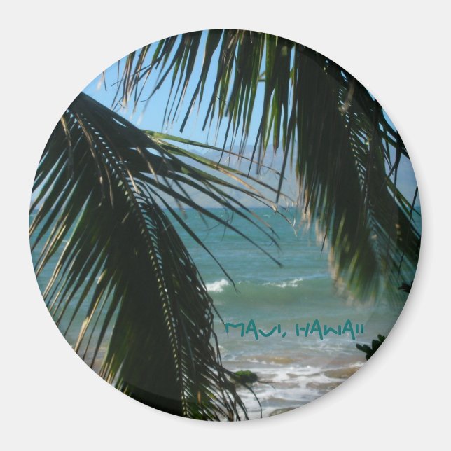 Íman A beleza tropical de Maui (Frente)