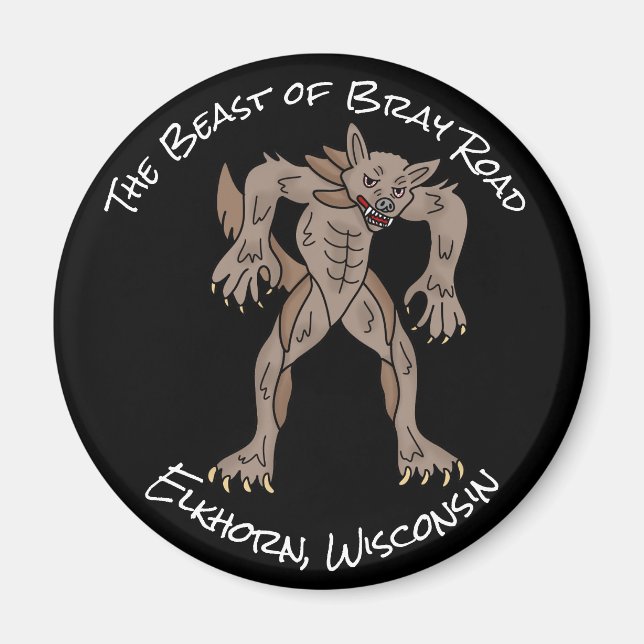 Íman A Besta da Bray Road | Wisconsin Werewolf (Frente)