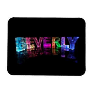 Íman A Beverly conhecida nas luzes 3D