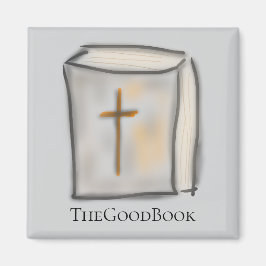 Íman A Bíblia Cristã TheGoodBook com Cruz