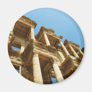Íman A biblioteca antiga de Celsus em Ephesus - foto