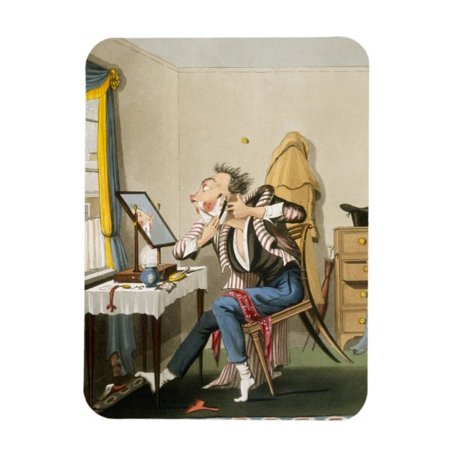 Íman A Blunt Razor, pub. de Hunt, 1827 (cor de tchin) (Vertical)