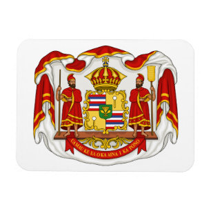 Íman A brasão real do reino de Havaí