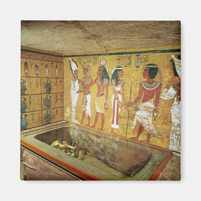 Íman A câmara de enterro no túmulo de Tutankhamun (Frente)
