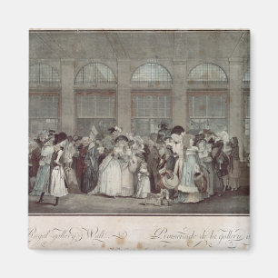 Íman A caminhada da galeria do Palais Royal, 1787
