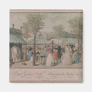 Íman A caminhada do jardim do Palais Royal, 1787